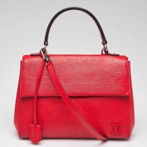 Louis Vuitton Coquelicot Epi Leather Cluny MM Bag
